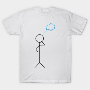 Thinking stickman T-Shirt